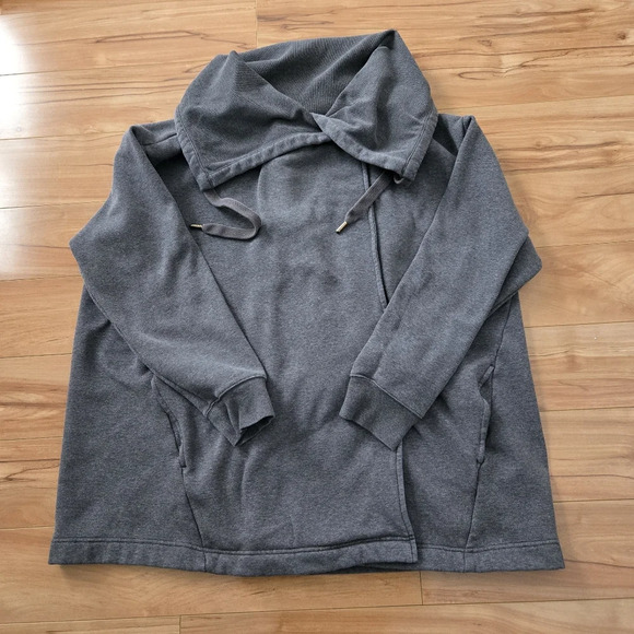 Plus size Zella Amazing Cozy Wrap Jacket in Grey Charcoal size 3X - Picture 4 of 13